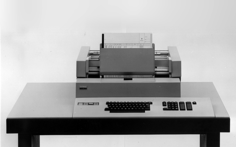 Elektronische Datenverarbeitungsanlagen DATA 1000 für Siemag GmbH, Eiserfeld, 1966