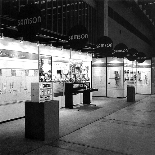 Messestand für Samson AG, Frankfurt/Main, 1974